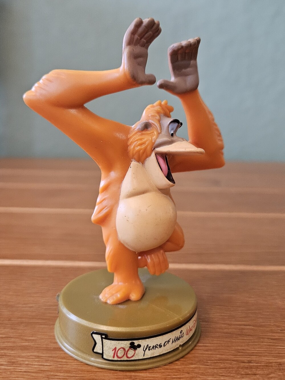 Vintage 2002 McDonald's Happy Meal King Louie Toy Disney 100 Years of Magic